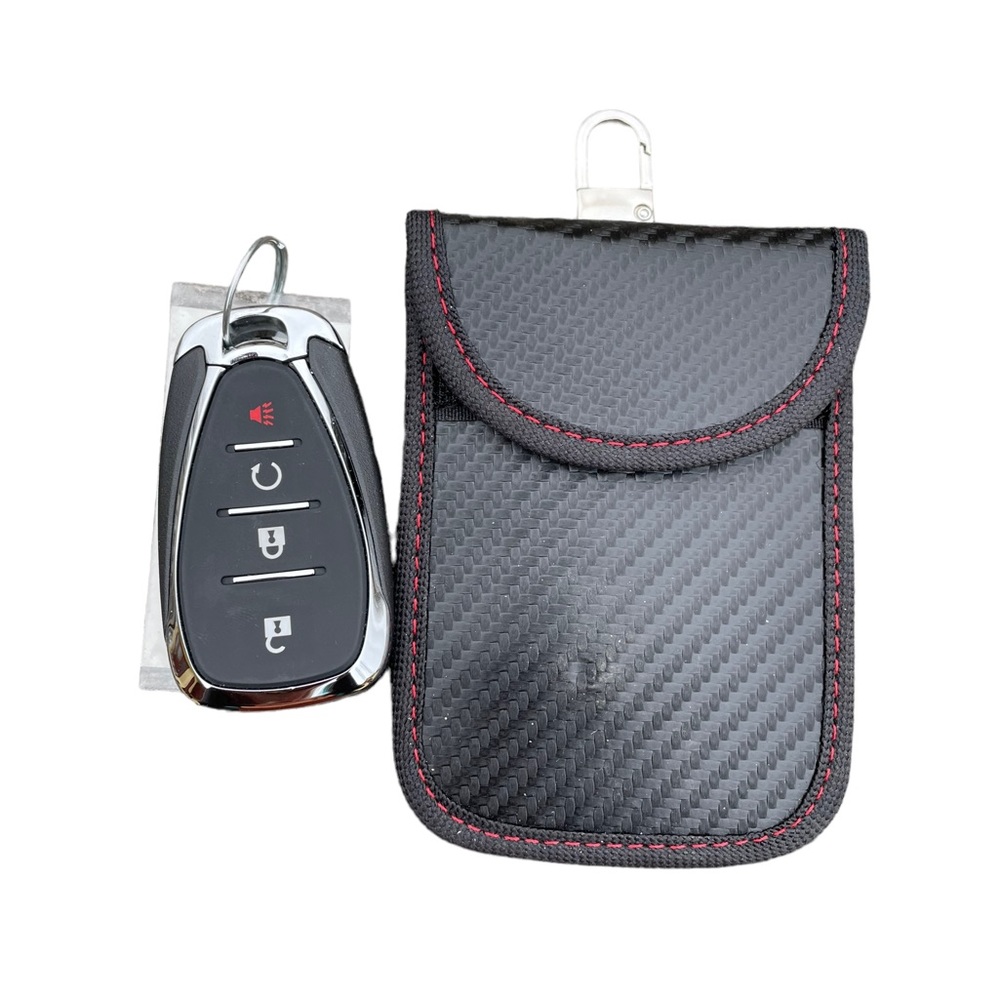 Lanpard Faraday Pouch 2 Pack Signal Blocking Key Fob Theft Deterrent Bag Small
